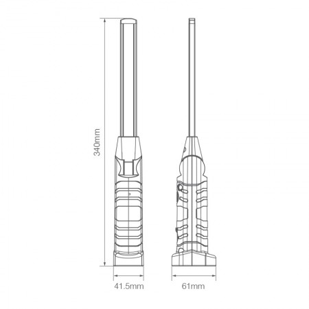 USB Rechargeable Handheld Inspection Wand